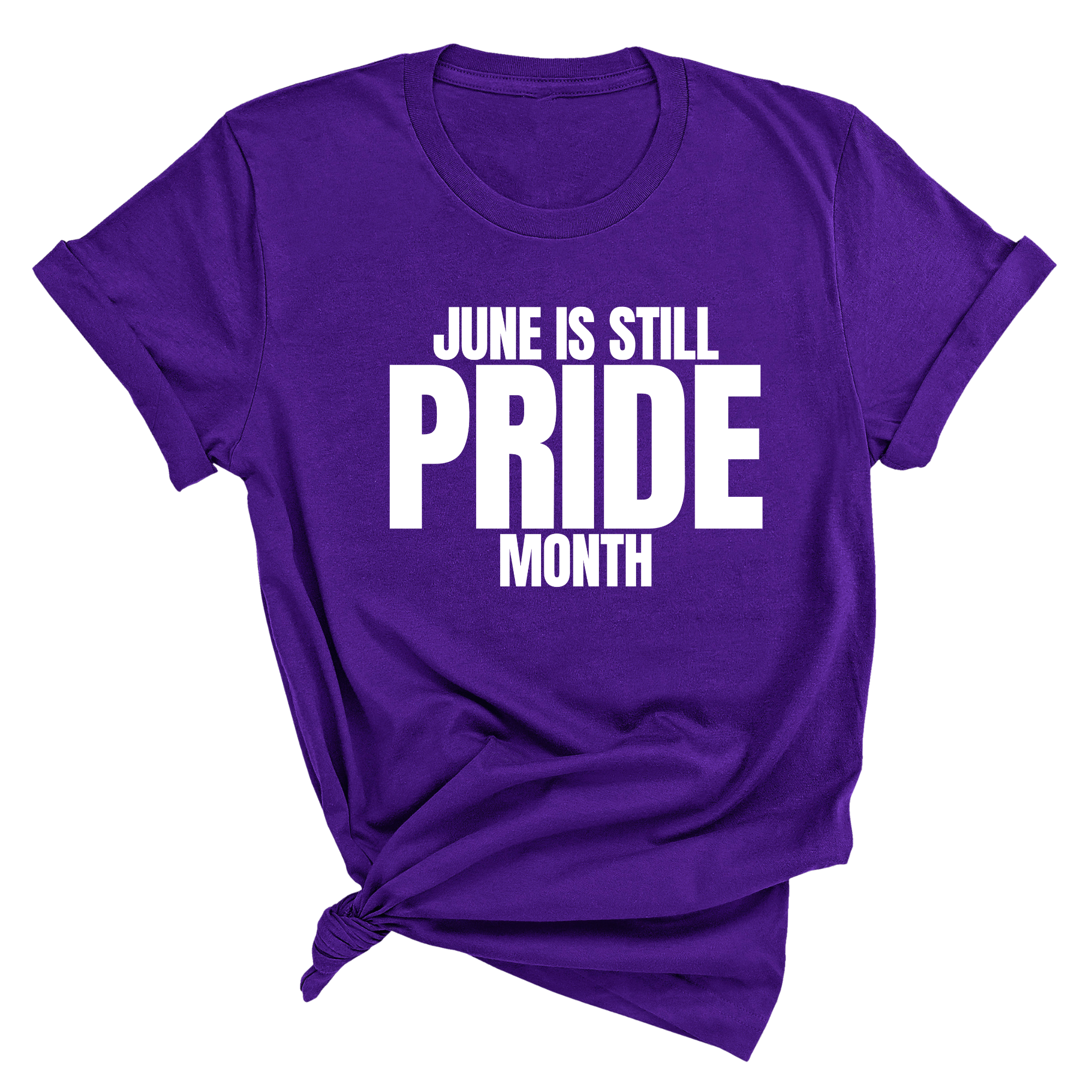 June is Still Pride Month Unisex Tee-FRESH NOT PETTY APPAREL-The Original God Ain't Petty But I Am