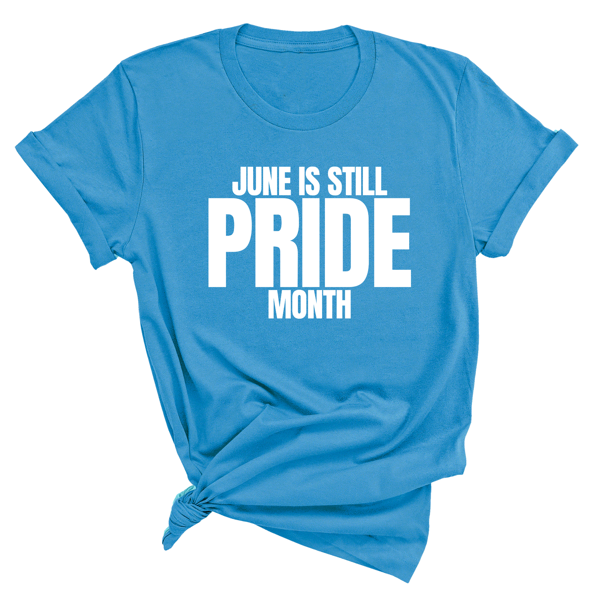 June is Still Pride Month Unisex Tee-FRESH NOT PETTY APPAREL-The Original God Ain't Petty But I Am