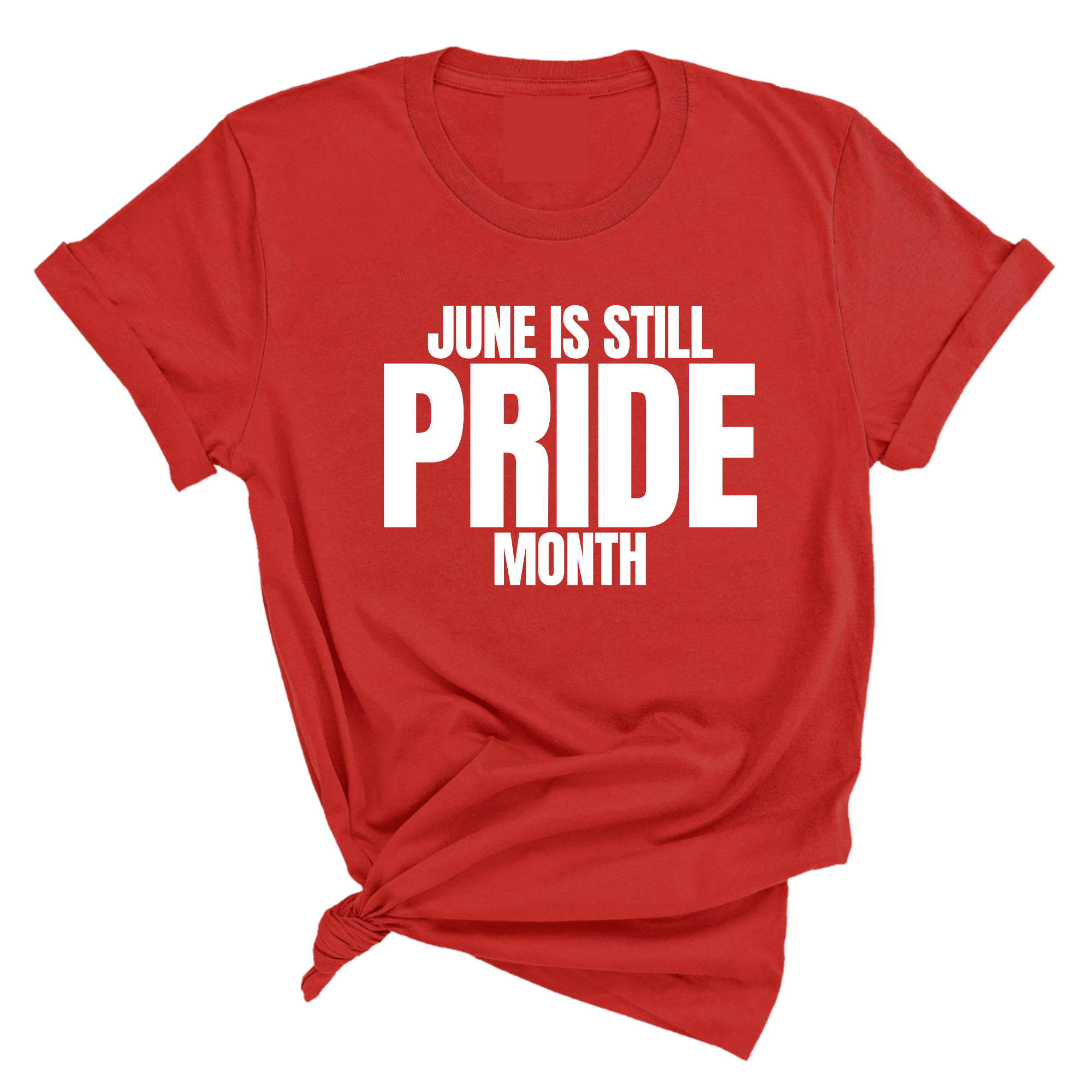 June is Still Pride Month Unisex Tee-FRESH NOT PETTY APPAREL-The Original God Ain't Petty But I Am