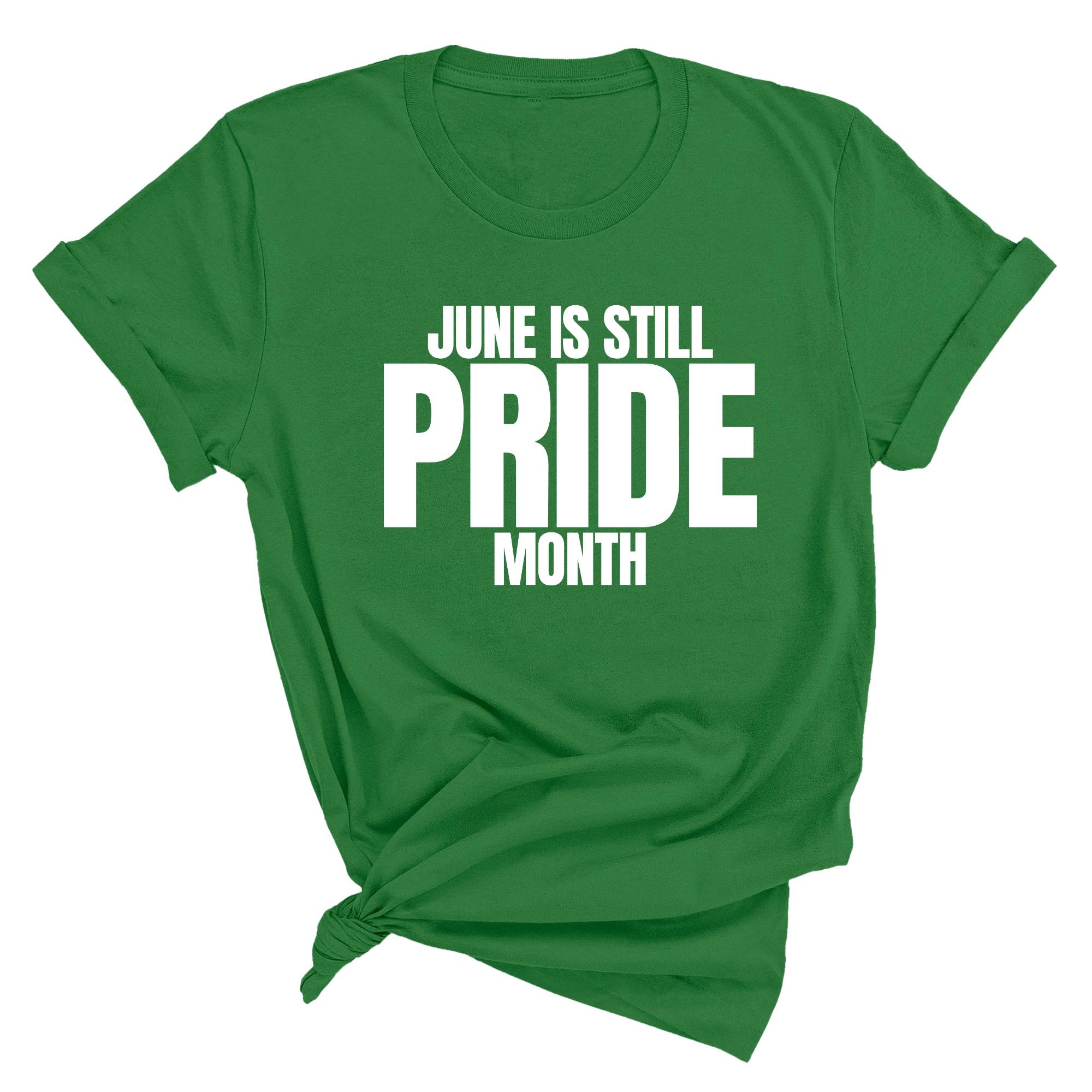 June is Still Pride Month Unisex Tee-FRESH NOT PETTY APPAREL-The Original God Ain't Petty But I Am