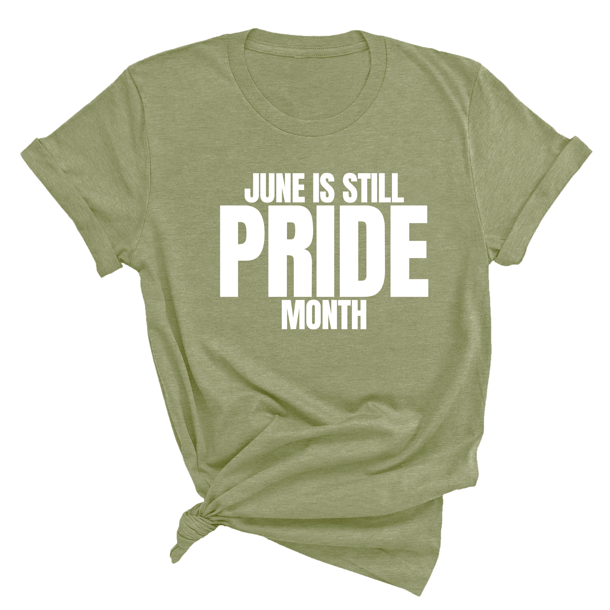 June is Still Pride Month Unisex Tee-FRESH NOT PETTY APPAREL-The Original God Ain't Petty But I Am