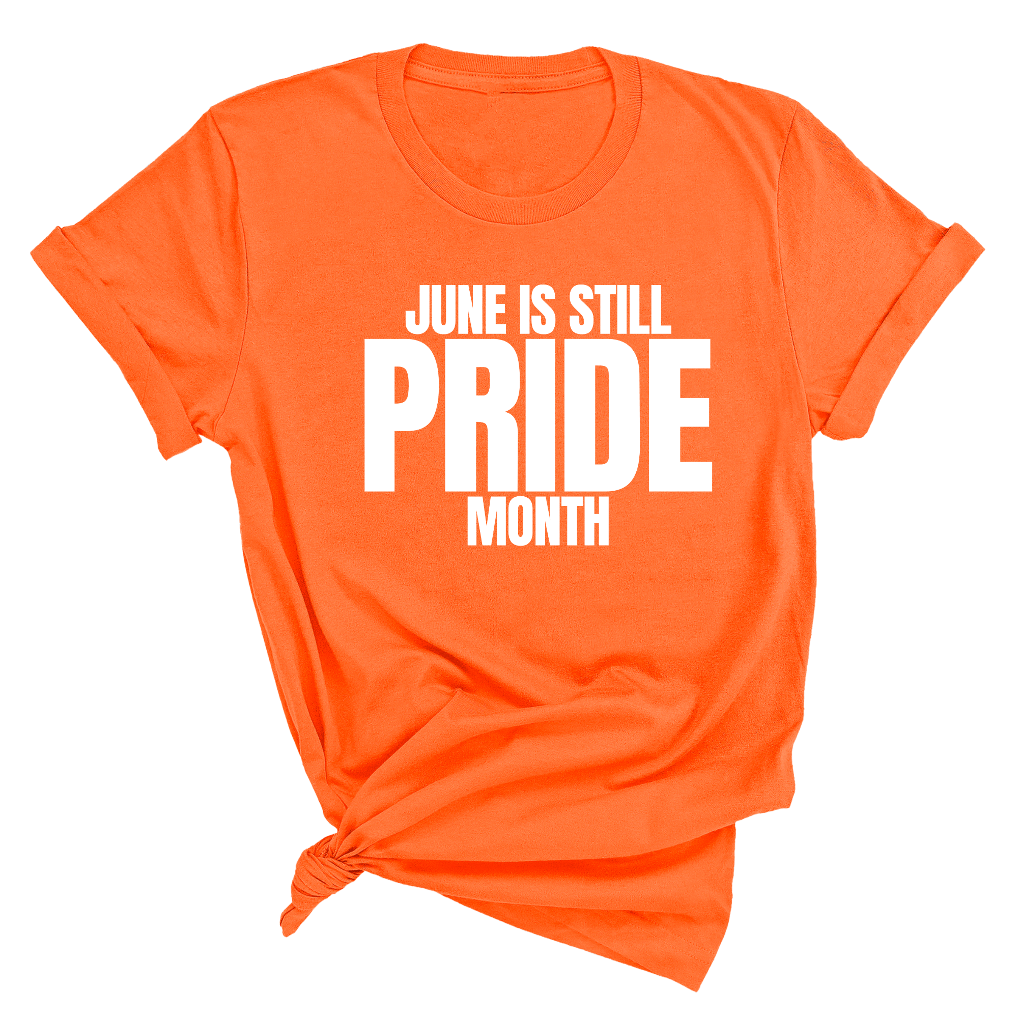 June is Still Pride Month Unisex Tee-FRESH NOT PETTY APPAREL-The Original God Ain't Petty But I Am