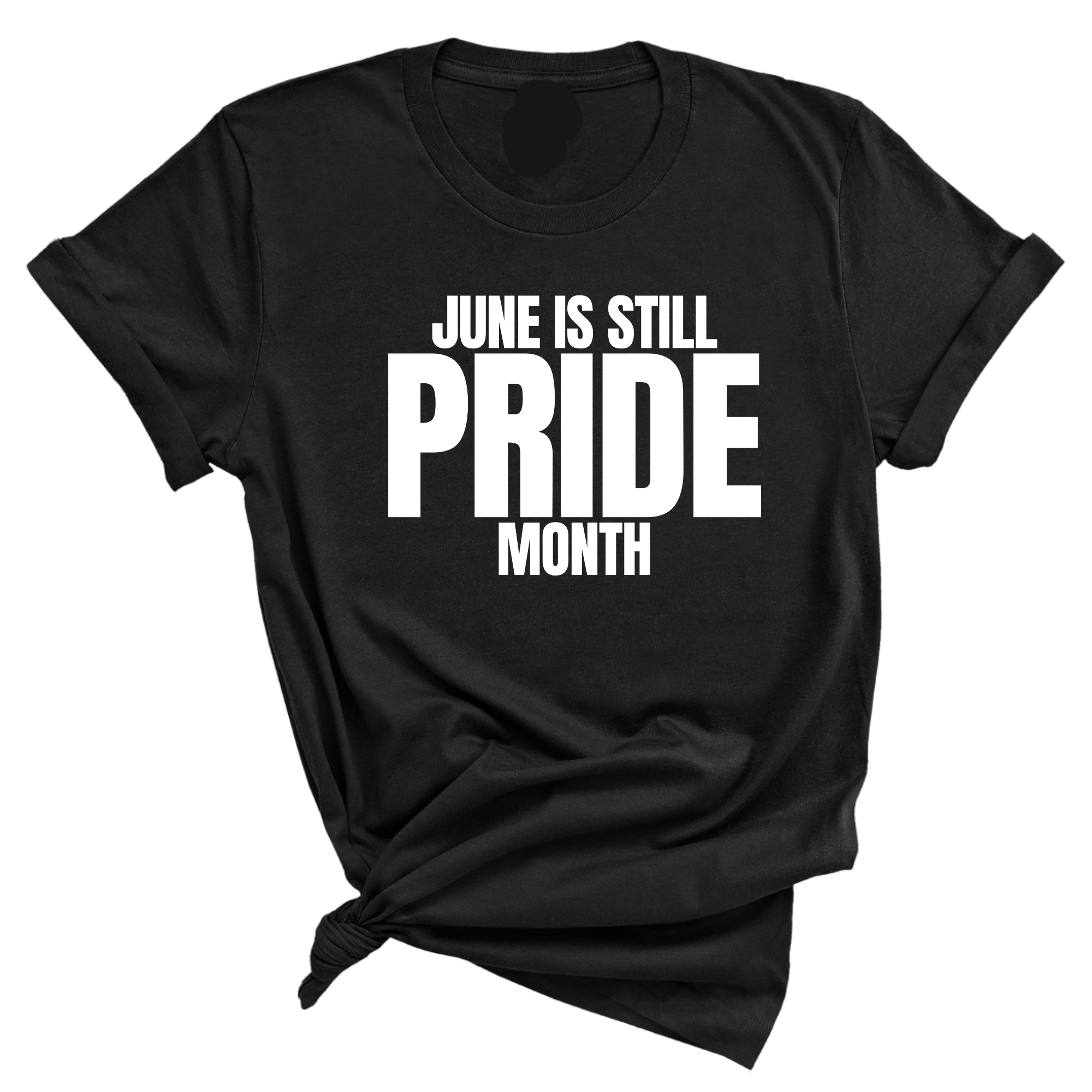 June is Still Pride Month Unisex Tee-FRESH NOT PETTY APPAREL-The Original God Ain't Petty But I Am