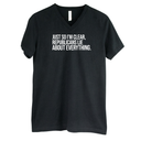 Just So I'm Clear, Republicans Lie About Everything *BLACK V-NECK* Unisex Tee-T-Shirt-The Original God Ain't Petty But I Am