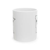 Leave Minnesota Alone (state) Mug 11oz (White & Black)-Mug-The Original God Ain't Petty But I Am