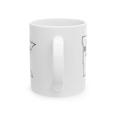 Leave Minnesota Alone (state) Mug 11oz (White & Black)-Mug-The Original God Ain't Petty But I Am