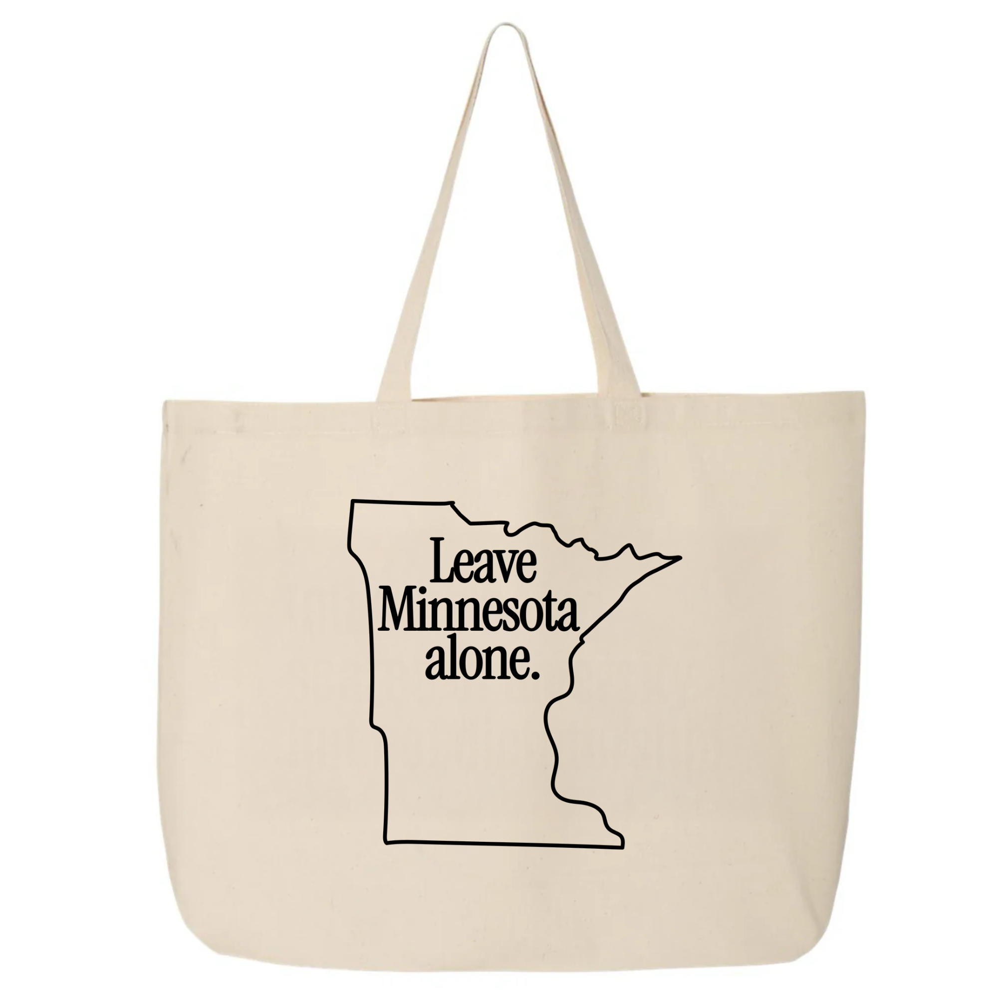 Leave Minnesota Alone (state) Tote bag-Tote Bag-The Original God Ain't Petty But I Am