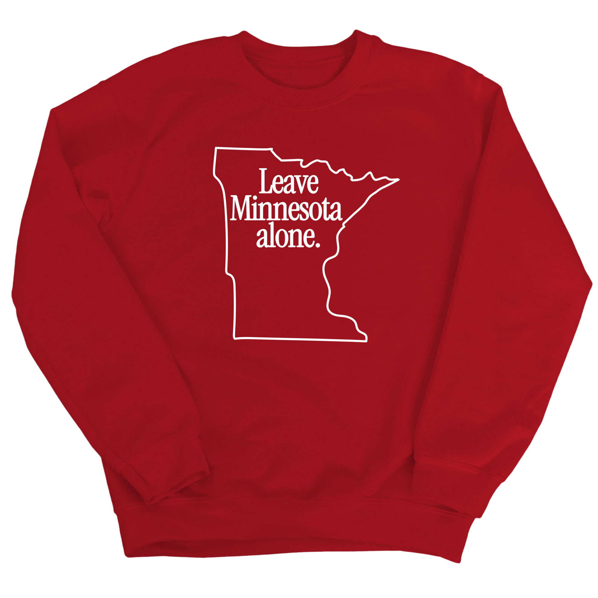 Leave Minnesota Alone (state) Unisex Sweatshirt-Sweatshirt-The Original God Ain't Petty But I Am