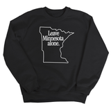 Leave Minnesota Alone (state) Unisex Sweatshirt-Sweatshirt-The Original God Ain't Petty But I Am