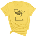 Leave Minnesota Alone (state) Unisex Tee-T-Shirt-The Original God Ain't Petty But I Am