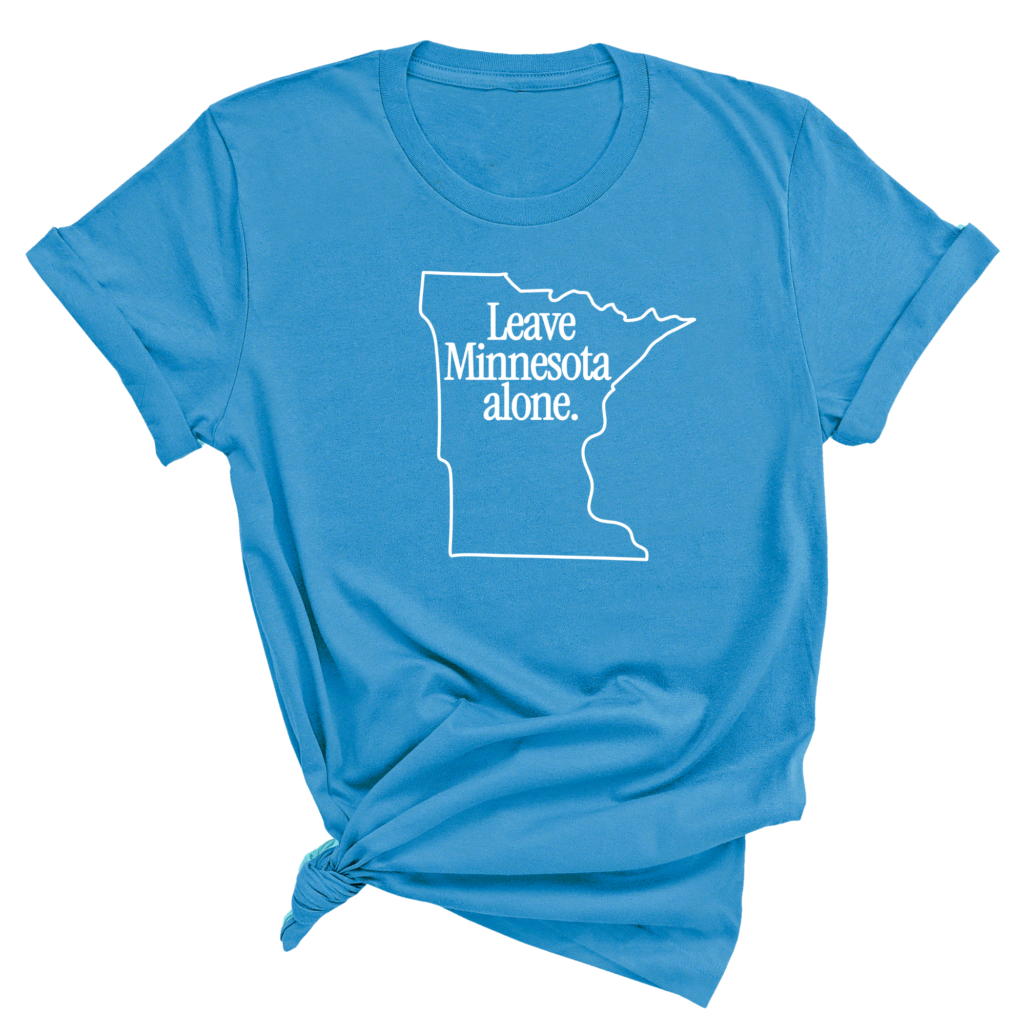 Leave Minnesota Alone (state) Unisex Tee-T-Shirt-The Original God Ain't Petty But I Am
