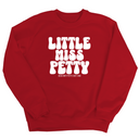 Little Miss Petty Unisex Sweatshirt-Sweatshirt-The Original God Ain't Petty But I Am