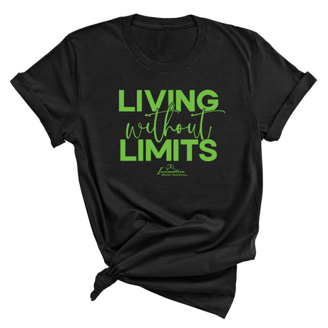 Living Without Limits Unisex Tee (ISS) (CUSTOMS)-CUSTOMS-The Original God Ain't Petty But I Am