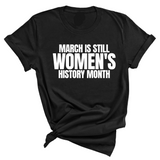 March is still Women's History Month Unisex Tee-T-Shirt-The Original God Ain't Petty But I Am