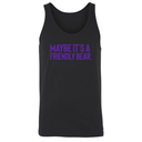 Maybe It’s a Friendly Bear Unisex Tank Top (PURPLE 💜)-T-Shirt-The Original God Ain't Petty But I Am