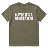 Maybe It’s a Friendly Bear Unisex Tee-T-Shirt-The Original God Ain't Petty But I Am