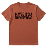 Maybe It’s a Friendly Bear Unisex Tee-T-Shirt-The Original God Ain't Petty But I Am