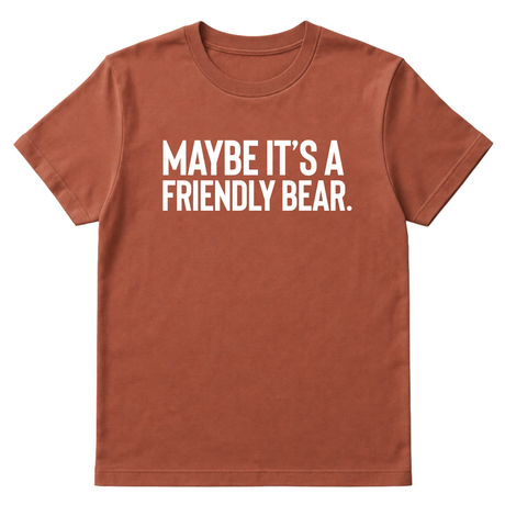 Maybe It’s a Friendly Bear Unisex Tee-T-Shirt-The Original God Ain't Petty But I Am