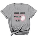 Mirror Mirror on the Wall Who is the Pettiest of All Unisex Tee-T-Shirt-The Original God Ain't Petty But I Am