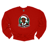 Mrs. Petty Claus Image Unisex Sweatshirt-Sweatshirt-The Original God Ain't Petty But I Am