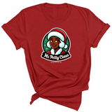 Ms. Petty Claus Image Unisex Tee-T-Shirt-The Original God Ain't Petty But I Am