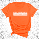 My New Year's Resolution: To Be More Petty Unisex Tee-T-Shirt-The Original God Ain't Petty But I Am