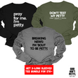 Neutral 3-Long Sleeved Tee Starter Pack Bundle (Pray/Breaking/Test)-Bundle-The Original God Ain't Petty But I Am