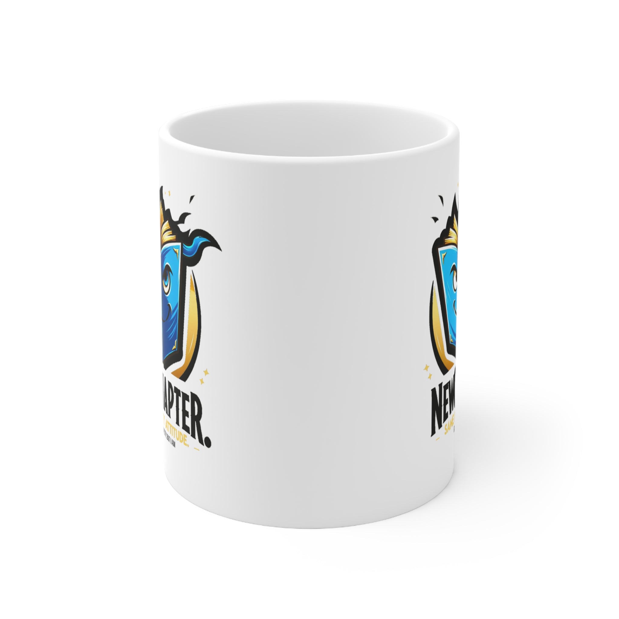 New Chapter New Petty Attitude Mug 11oz (White)-Mug-The Original God Ain't Petty But I Am