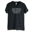 No one is asking you to apologize for being white. We are asking you to stop being racist *BLACK V-NECK* Unisex Tee-T-Shirt-The Original God Ain't Petty But I Am