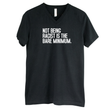 Not Being Racist Is the Bare Minimum *BLACK V-NECK* Unisex Tee-T-Shirt-The Original God Ain't Petty But I Am