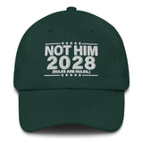 Not Him 2028 Rules Are Rules Dad Hat-Hats-The Original God Ain't Petty But I Am