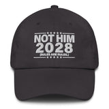 Not Him 2028 Rules Are Rules Dad Hat-Hats-The Original God Ain't Petty But I Am