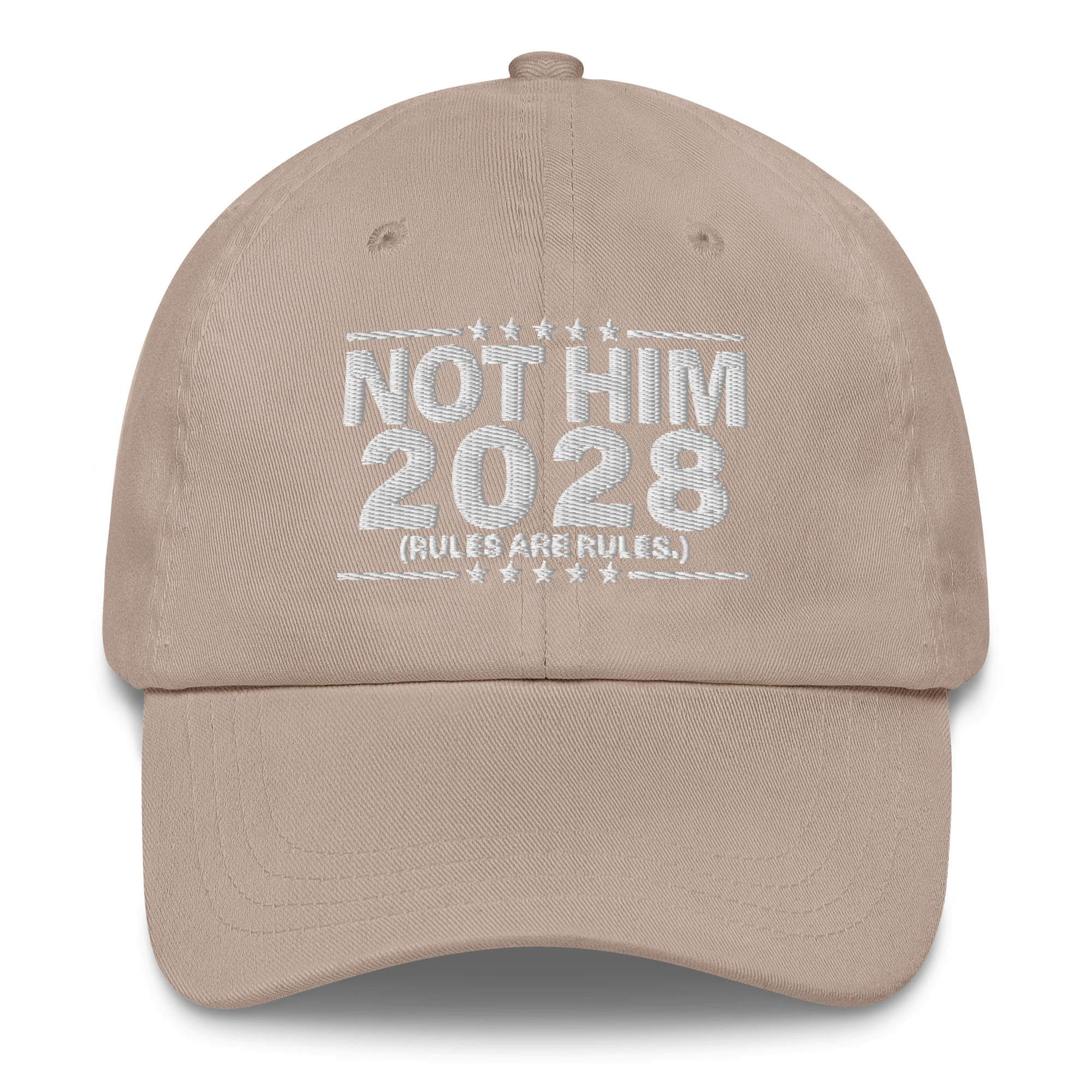 Not Him 2028 Rules Are Rules Dad Hat-Hats-The Original God Ain't Petty But I Am