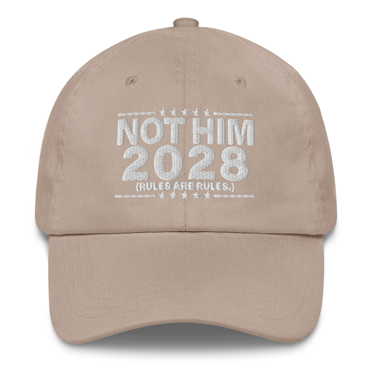 Not Him 2028 Rules Are Rules Dad Hat-Hats-The Original God Ain't Petty But I Am
