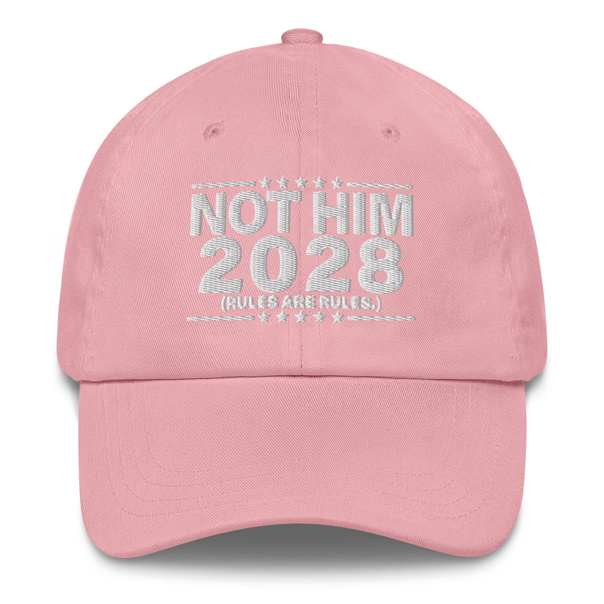 Not Him 2028 Rules Are Rules Dad Hat-Hats-The Original God Ain't Petty But I Am