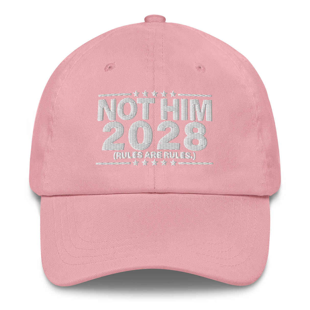 Not Him 2028 Rules Are Rules Dad Hat-Hats-The Original God Ain't Petty But I Am