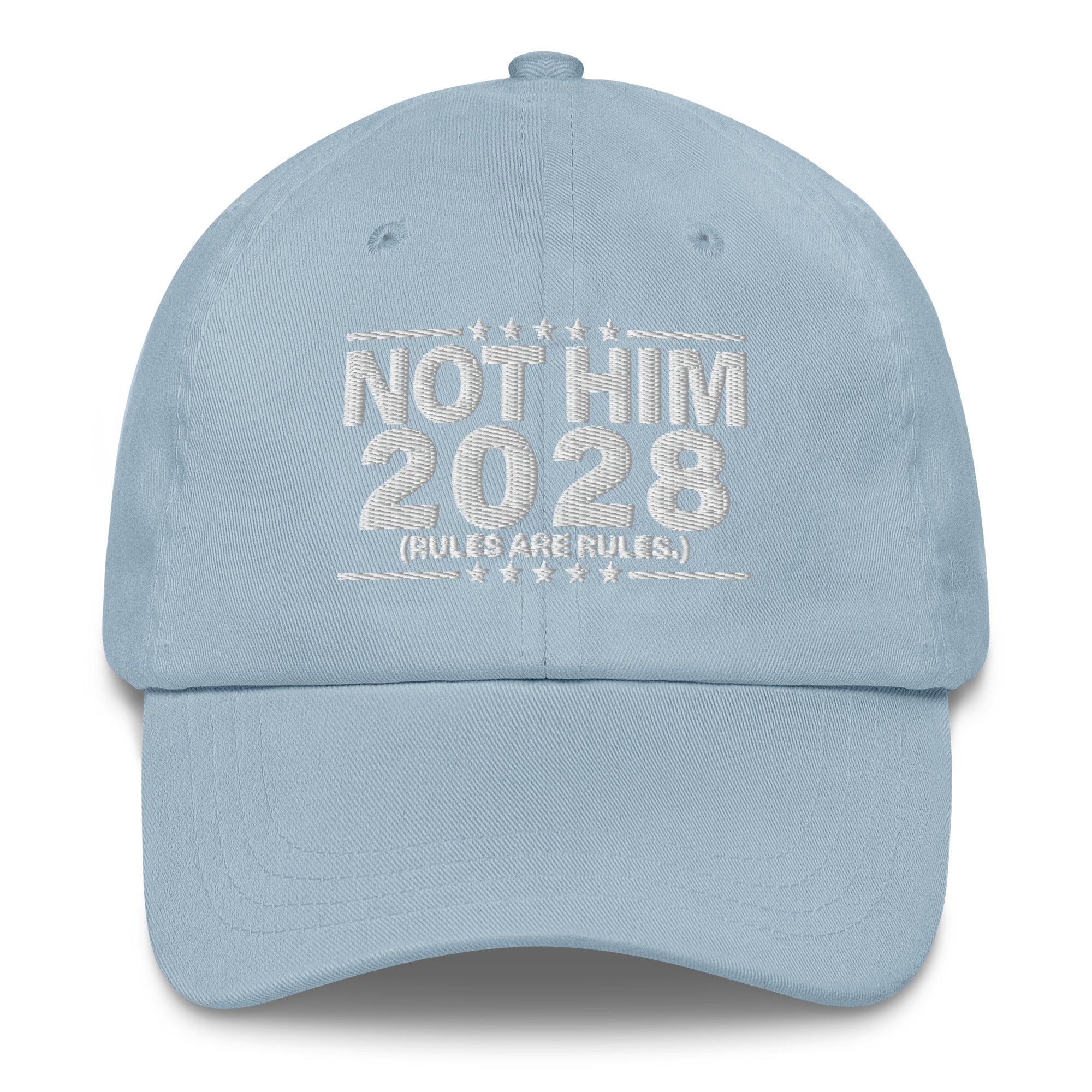 Not Him 2028 Rules Are Rules Dad Hat-Hats-The Original God Ain't Petty But I Am