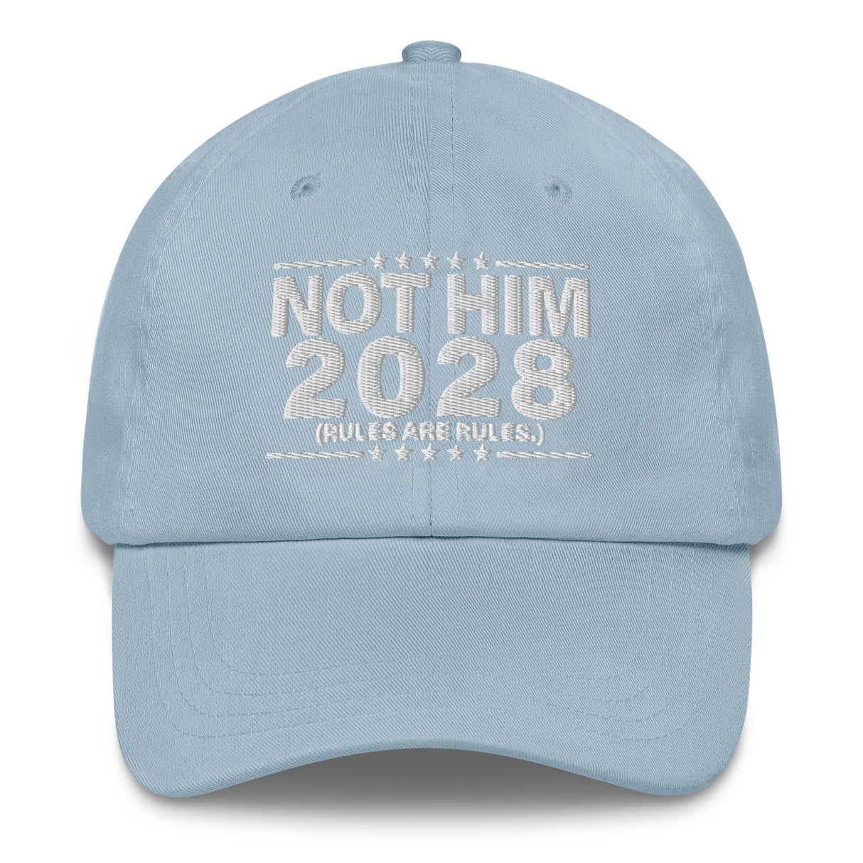 Not Him 2028 Rules Are Rules Dad Hat-Hats-The Original God Ain't Petty But I Am