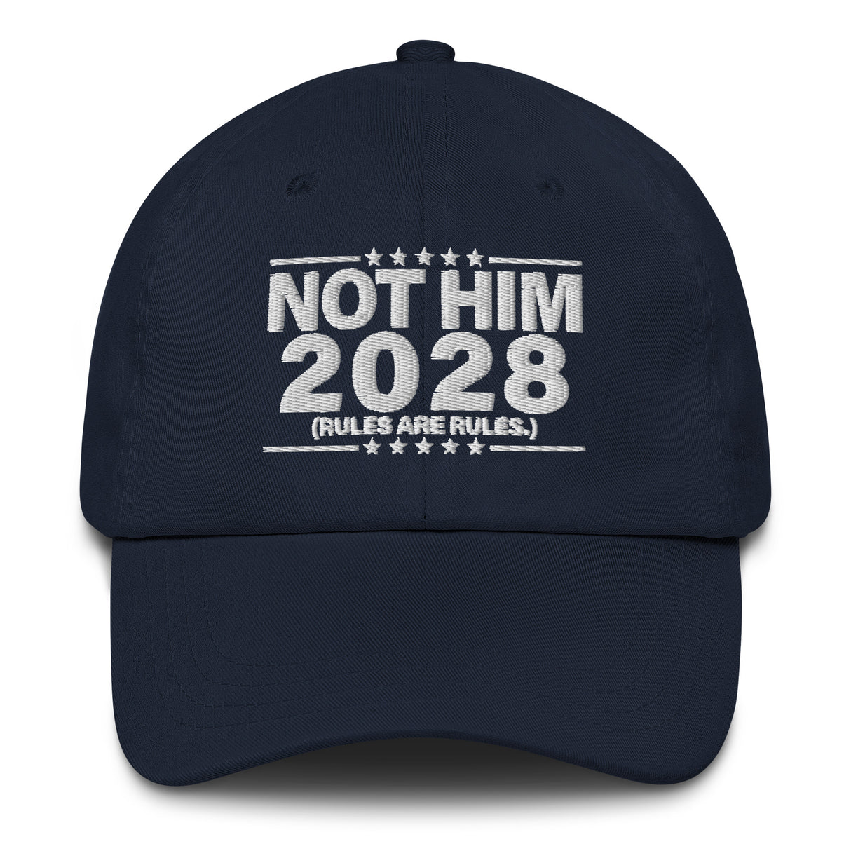 Not Him 2028 Rules Are Rules Dad Hat-Hats-The Original God Ain't Petty But I Am