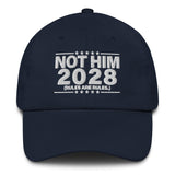 Not Him 2028 Rules Are Rules Dad Hat-Hats-The Original God Ain't Petty But I Am