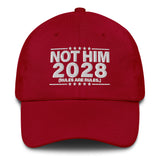 Not Him 2028 Rules Are Rules Dad Hat-Hats-The Original God Ain't Petty But I Am