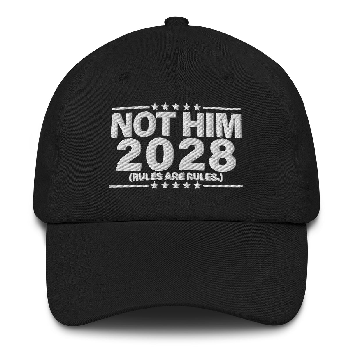 Not Him 2028 Rules Are Rules Dad Hat-Hats-The Original God Ain't Petty But I Am