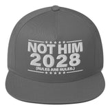 Not Him 2028 “Rules Are Rules” Snapback Hat-Hats-The Original God Ain't Petty But I Am
