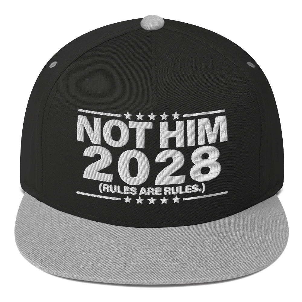 Not Him 2028 “Rules Are Rules” Snapback Hat-Hats-The Original God Ain't Petty But I Am