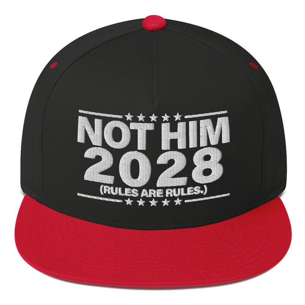 Not Him 2028 “Rules Are Rules” Snapback Hat-Hats-The Original God Ain't Petty But I Am