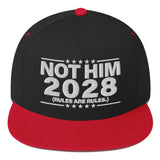 Not Him 2028 “Rules Are Rules” Snapback Hat-Hats-The Original God Ain't Petty But I Am