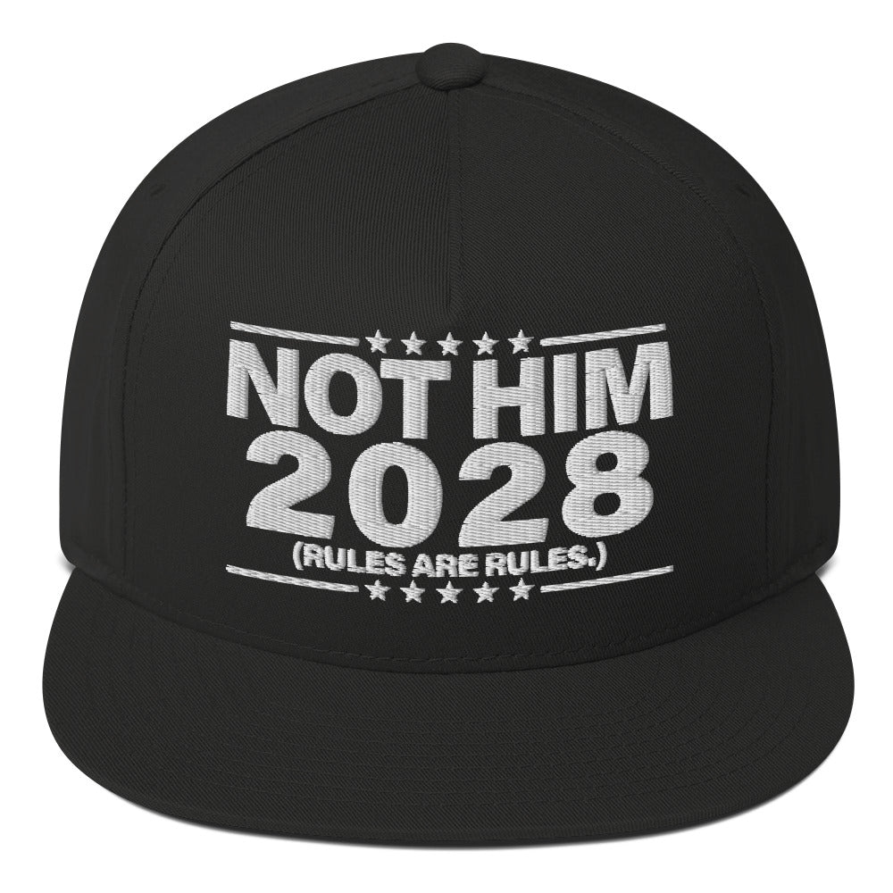 Not Him 2028 “Rules Are Rules” Snapback Hat-Hats-The Original God Ain't Petty But I Am