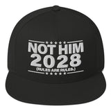 Not Him 2028 “Rules Are Rules” Snapback Hat-Hats-The Original God Ain't Petty But I Am