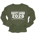 Not Him 2028 Rules are Rules Long Sleeved Unisex Tee-Long Sleeved T-Shirt-The Original God Ain't Petty But I Am