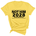 Not Him 2028 Rules are Rules Unisex Tee-T-Shirt-The Original God Ain't Petty But I Am
